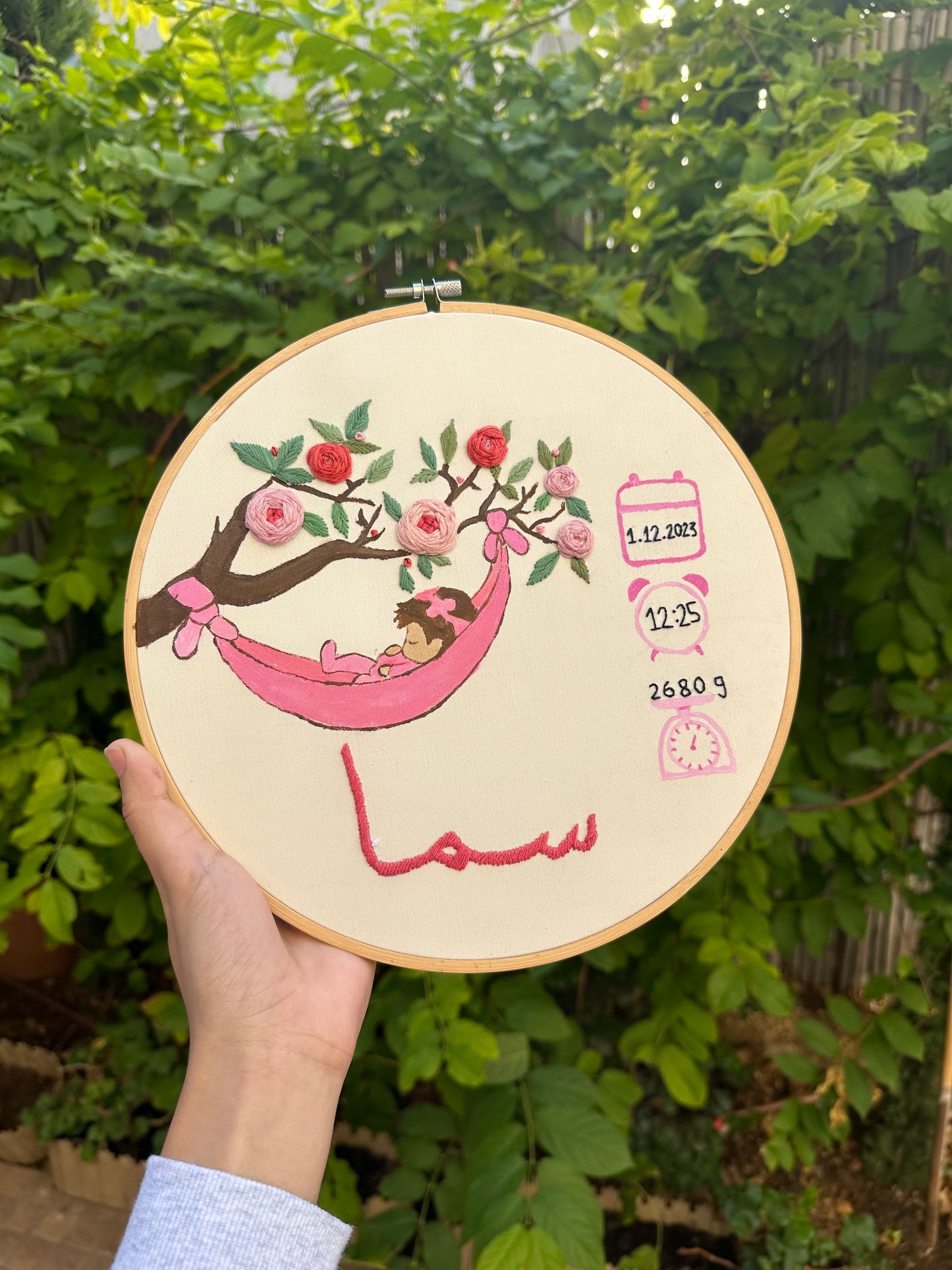 Newborn and kids room hoop