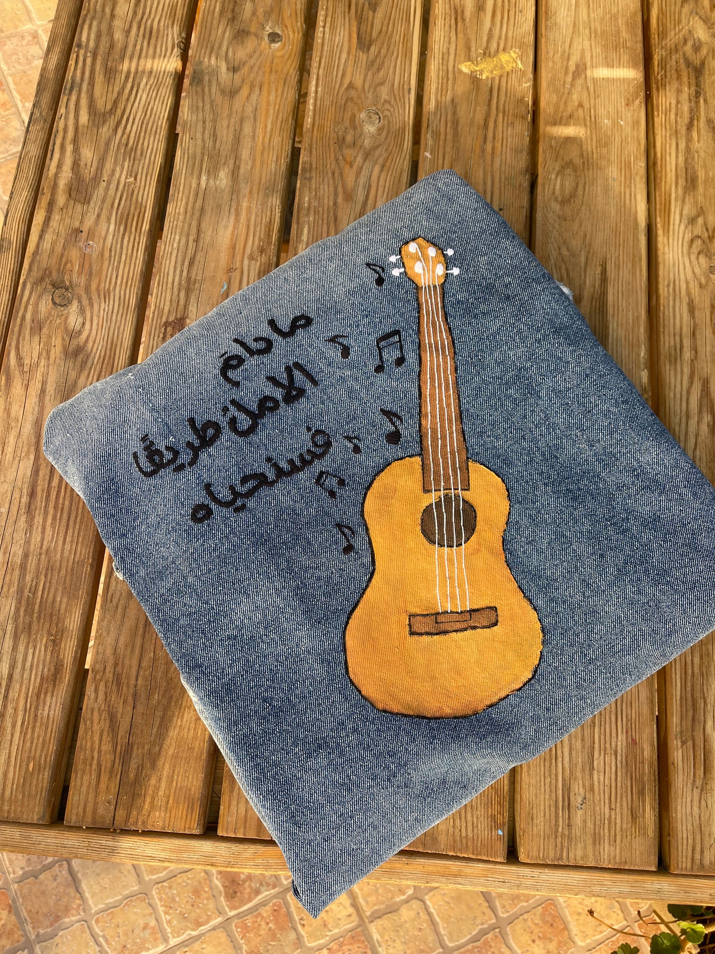 Jacket embroidery and painting
