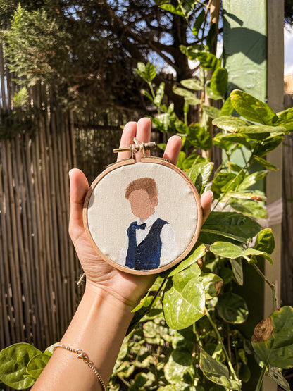 Personalized faceless portrait