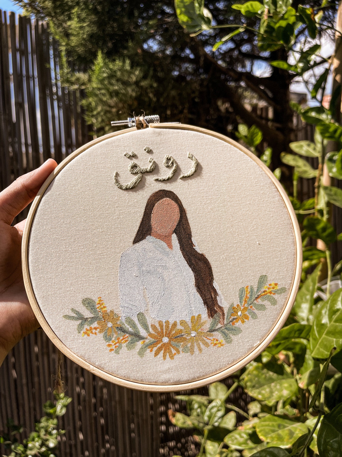 Personalized faceless portrait