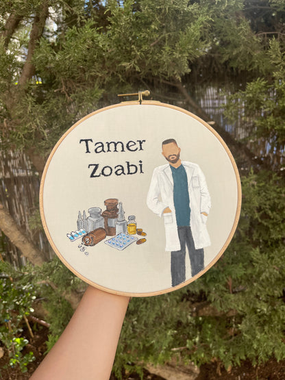 Personalized faceless portrait